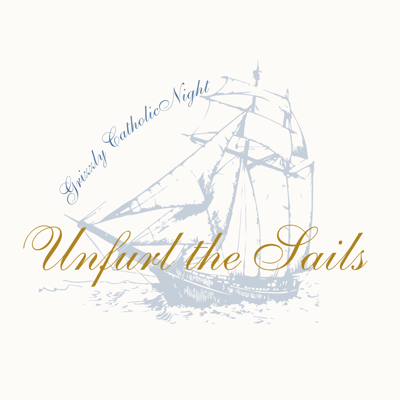 Grizzly Catholic Night - Unfurl the Sails - logo